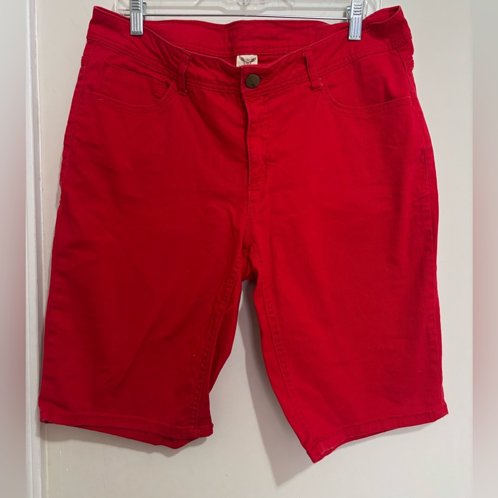 Faded Glory Women's Bright Red Shorts